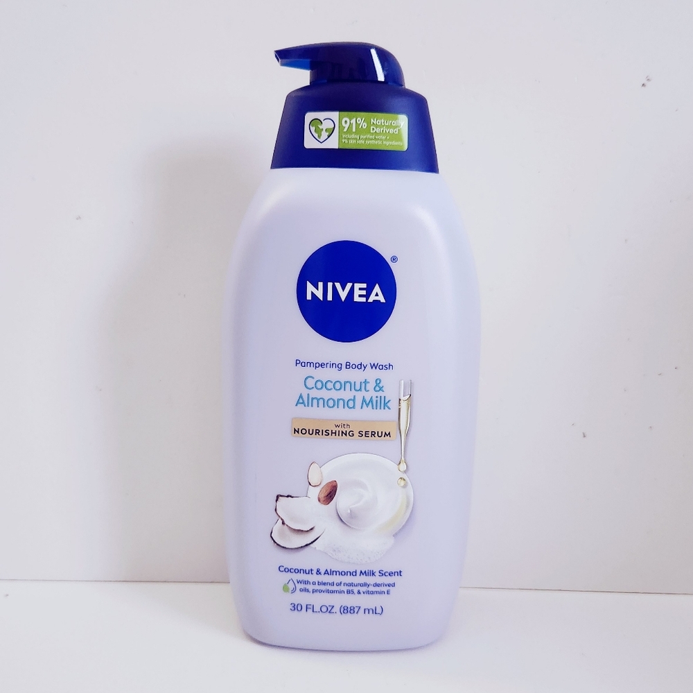 🐢2/$15 Nivea Pampering Body Wash Coconut & Almond Milk